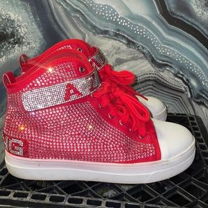 Diamond tennis shoes